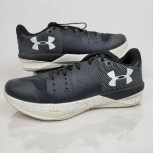 Under Armour Womens Block City Volleyball Sneakers Shoes Black 2018 Lace Up 9